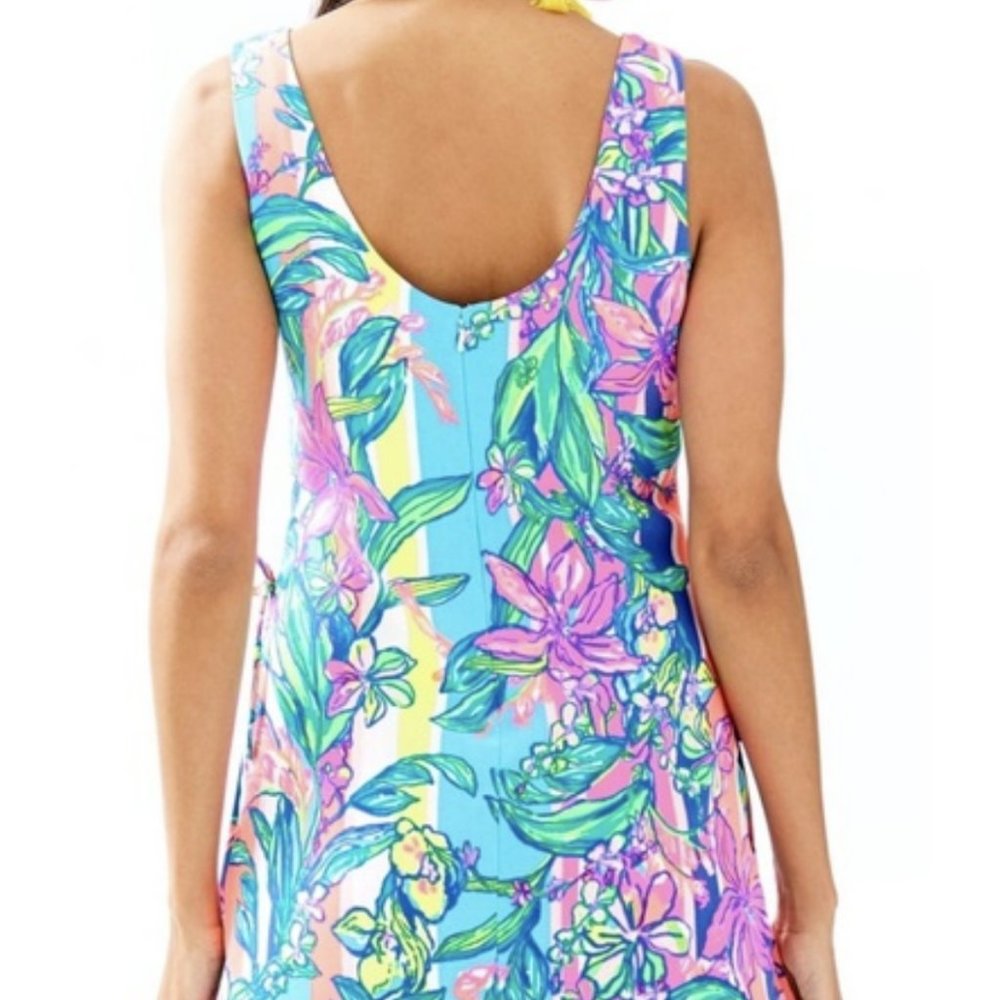 Lilly Pulitzer Donna Romper Multi Easy Tiger Gabby - Picture 5 of 8